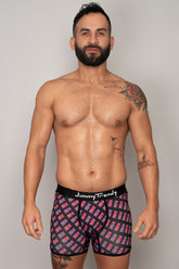 Boxer Brief Pink Poppers