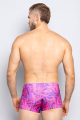 SwimBoxer Botanical Purple