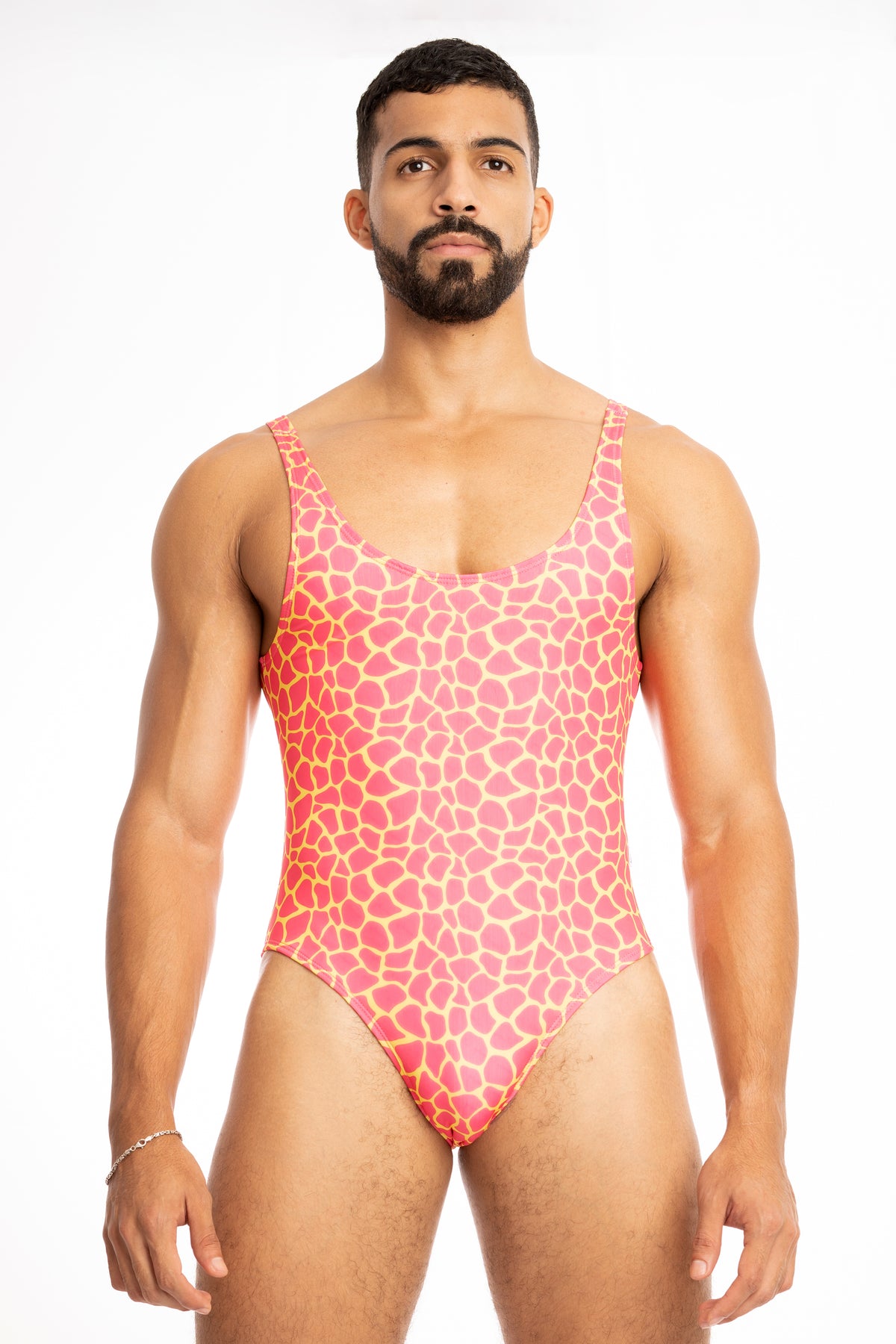 Bodysuit Fuchsia Giraffe