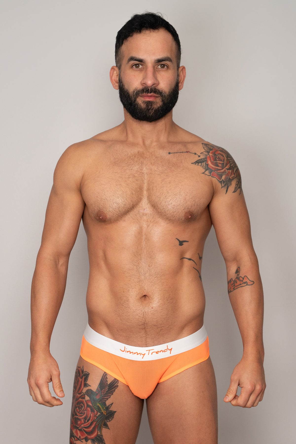 Brief Mesh Orange