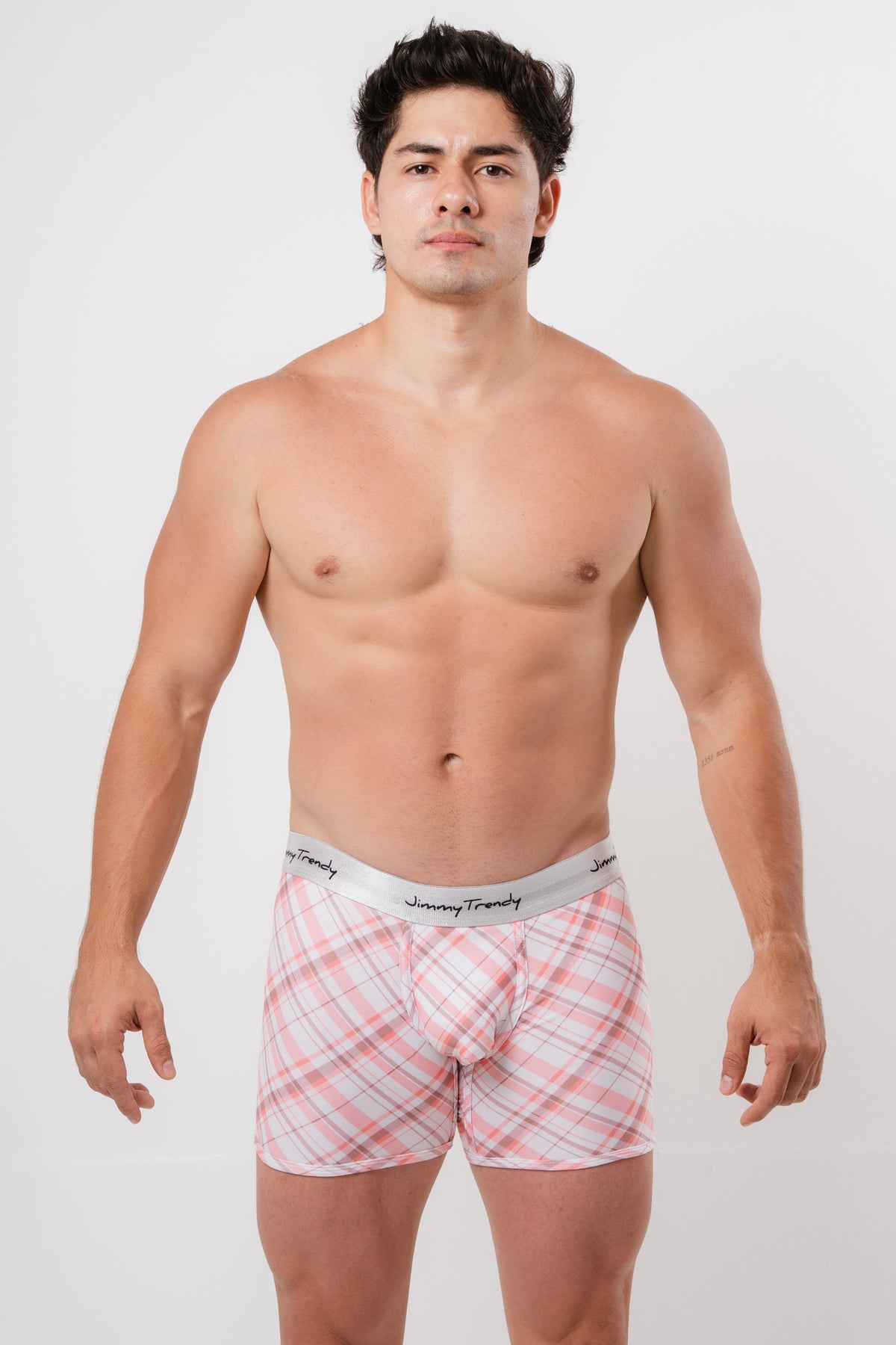 Boxer Brief Rose Mist Lines