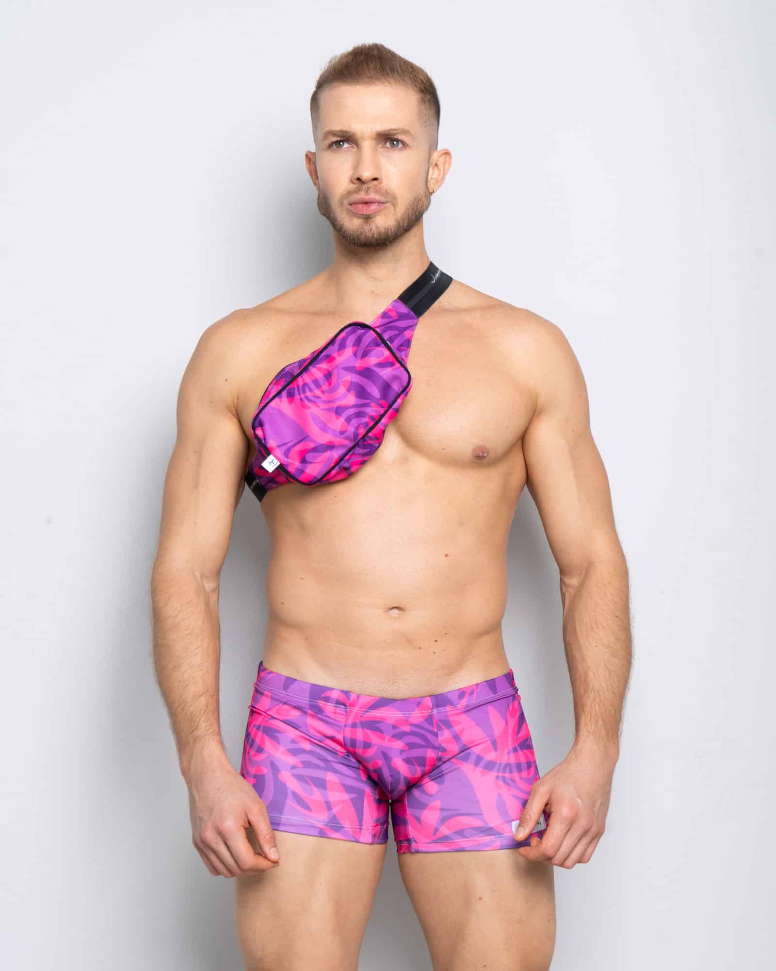 Fanny Pack Botanical Purple